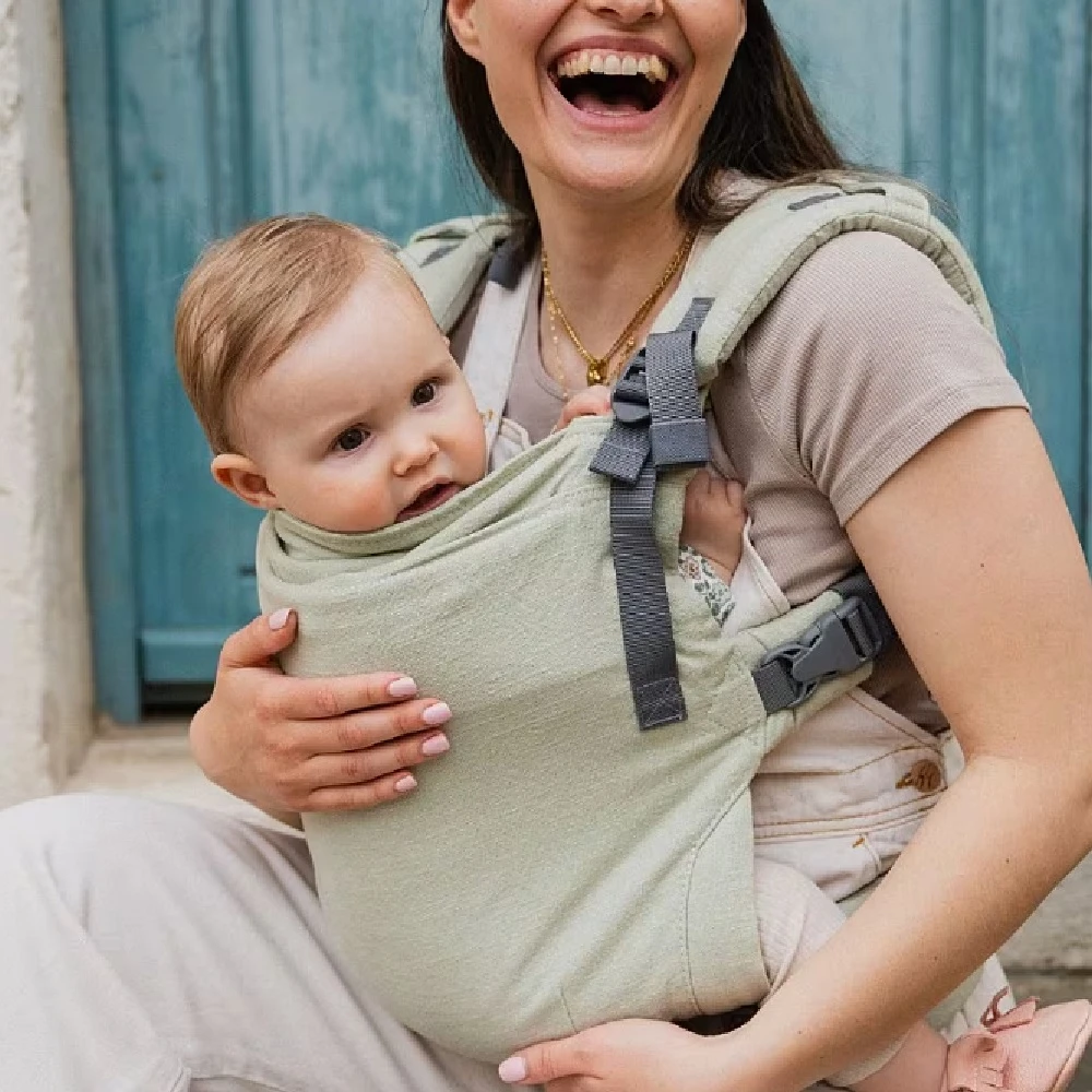 Tutti Bambini Boba X Baby Carrier Linen Green Willow