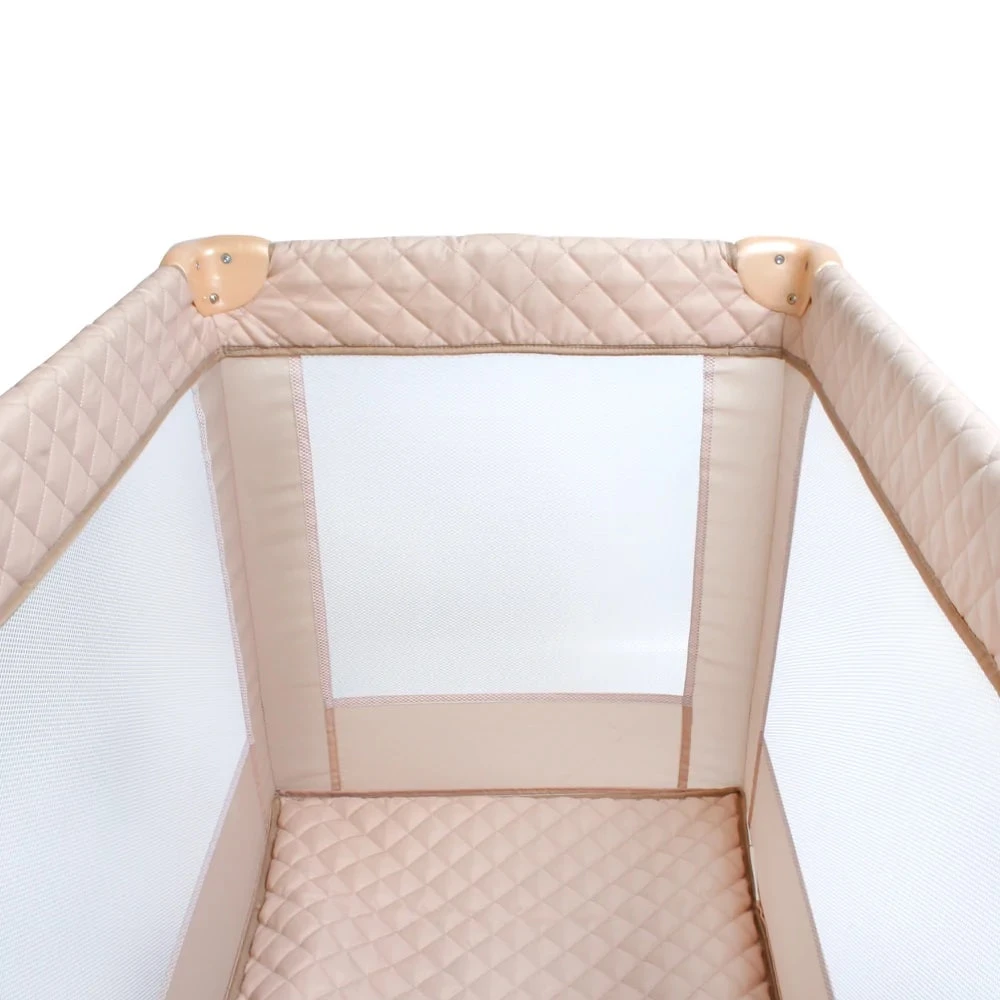 My Babiie Blush Quilted Travel Cot - Image 4