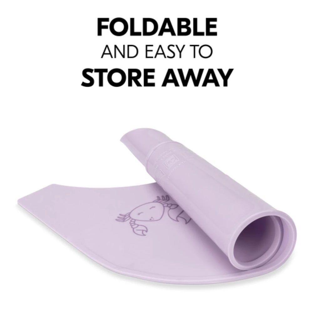 Hauck Highchair Tray Mat Lavender Crab - Image 5