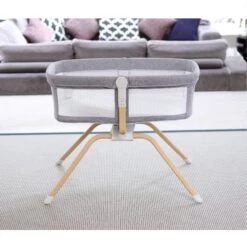 Babymore Air Motion Gliding Crib β Grey