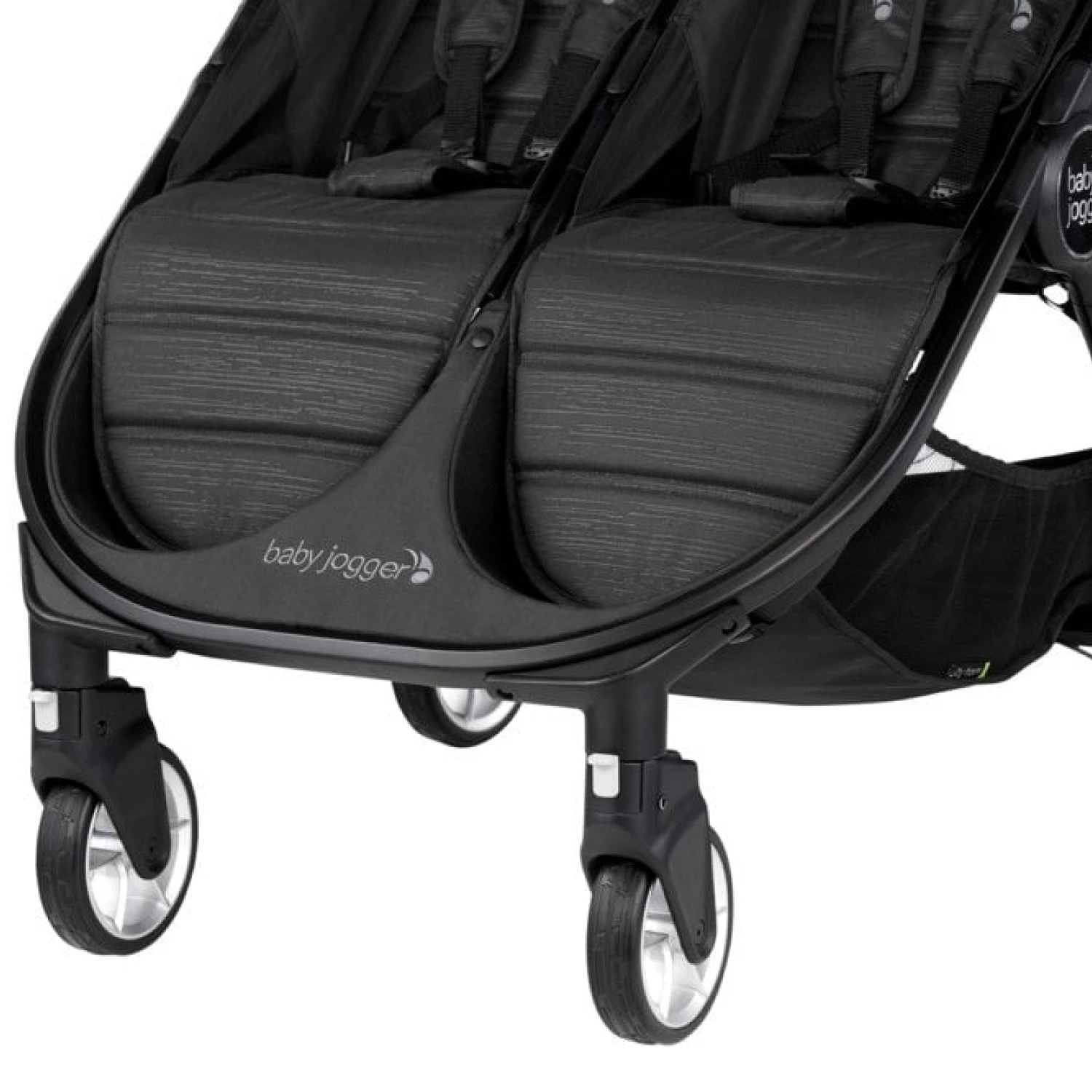 Baby Jogger Pitch Black City Tour 2 Double Pushchair - Image 6