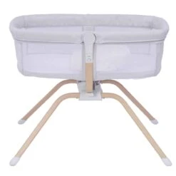 Babymore Air Motion Gliding Crib β Light Grey