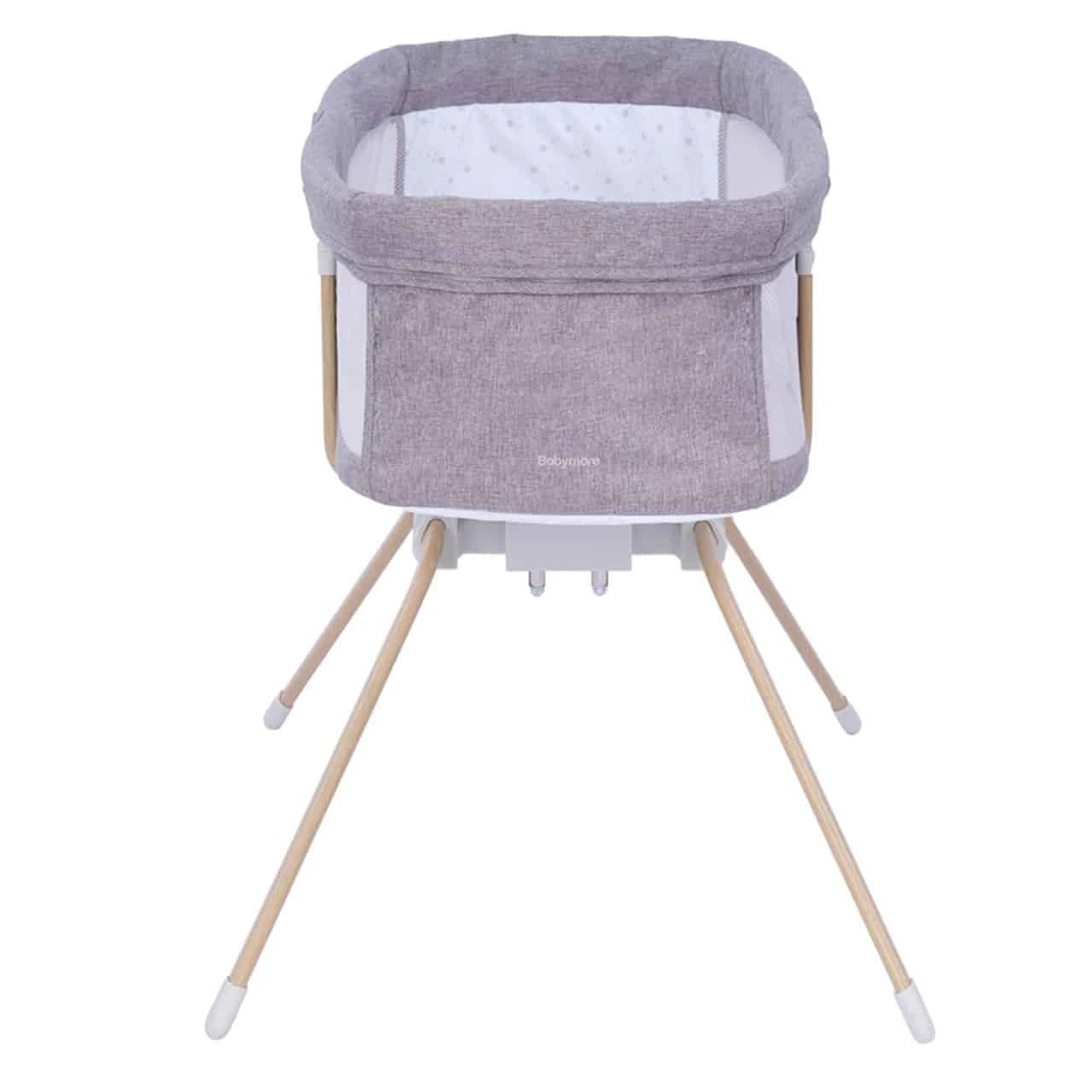 Babymore Air Motion Gliding Crib β Grey - Image 4
