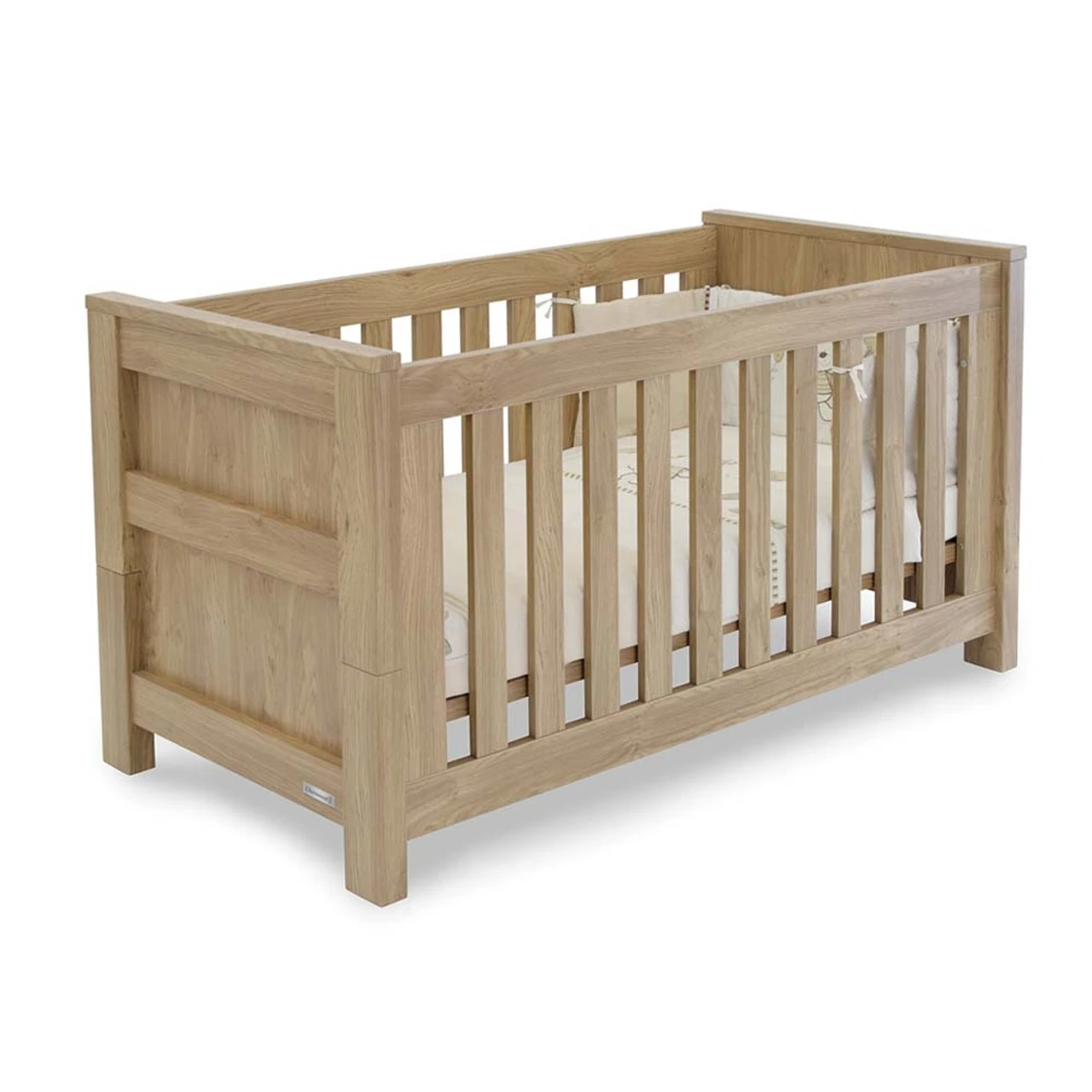Babystyle Bordeaux Oak Nursery Room Set/Cotbed/Dresser/Shelf/Mattress - Image 2