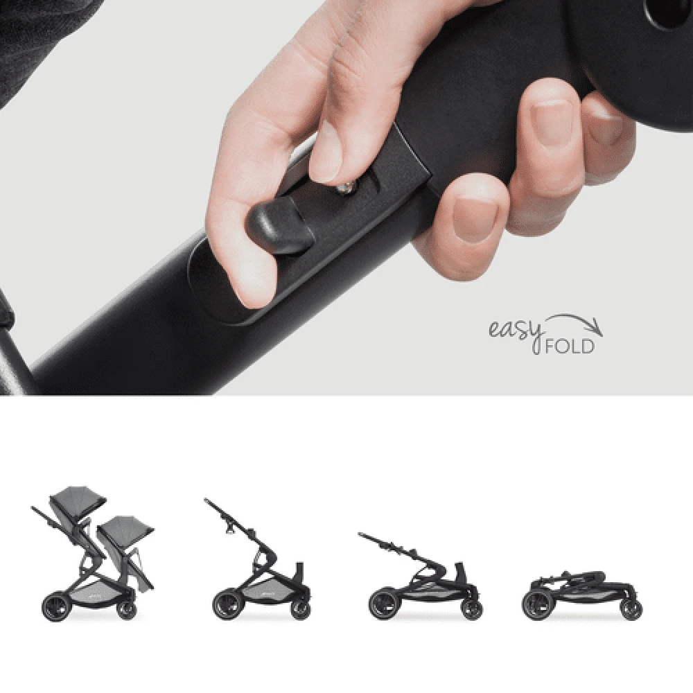 Hauck Melange Grey Atlantic Twin 3 In 1 Joie Travel System Bundle 1 - Image 6