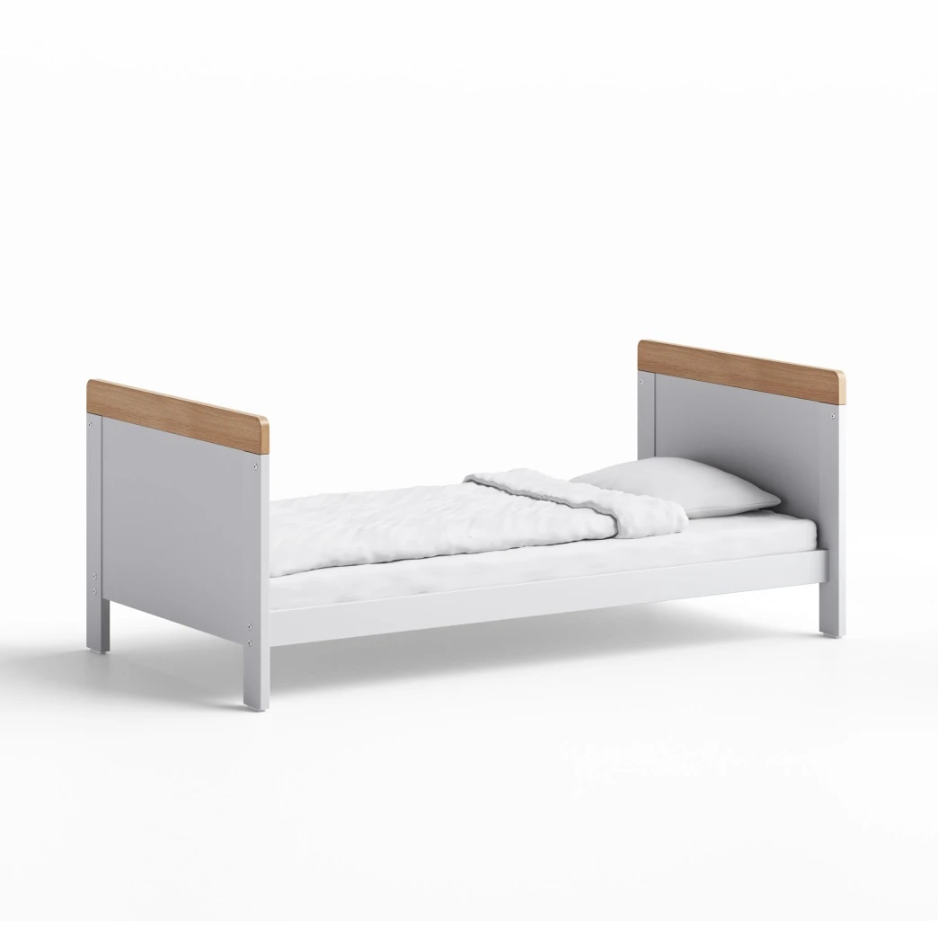 The Belstone Cot Bed White And Oak - Image 2