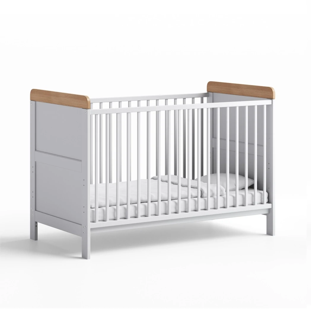 The Belstone Cot Bed White And Oak - Image 4