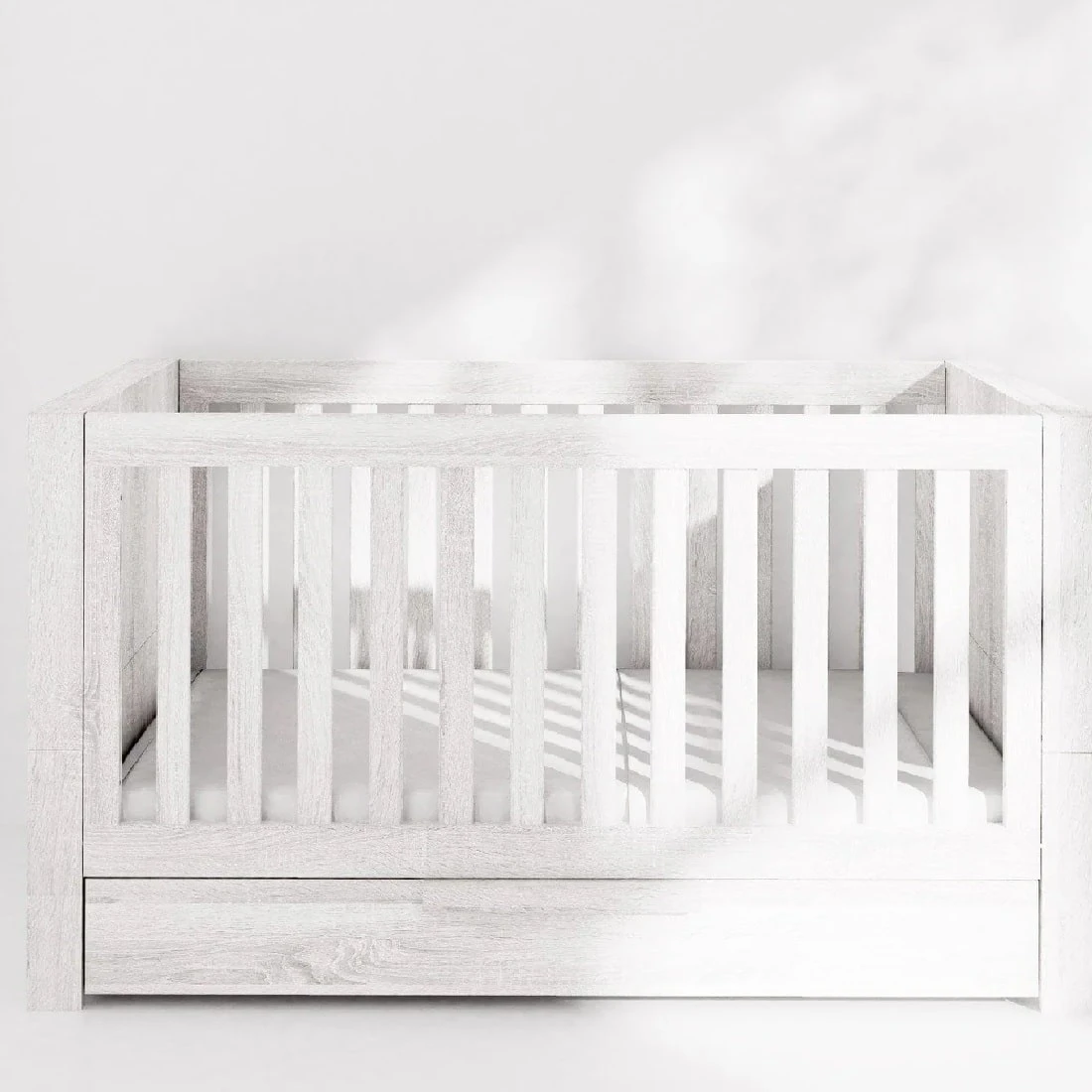 Mamas & Papas Franklin 2 Piece Cotbed Set With Dresser Changer – White Wash - Image 16