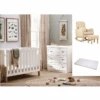 Silver Cross Bromley 2+2 Nursery Room Set With Nursing Chair – White
