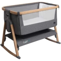 CoZee Air Bedside Crib β Oak