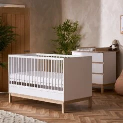 Obaby Astrid 4in1 2 Piece Nursery Room Set/Shelf β White