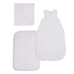 Silver Cross Rosa And Blue New Arrival Crib Bedding Set β Duckling Print