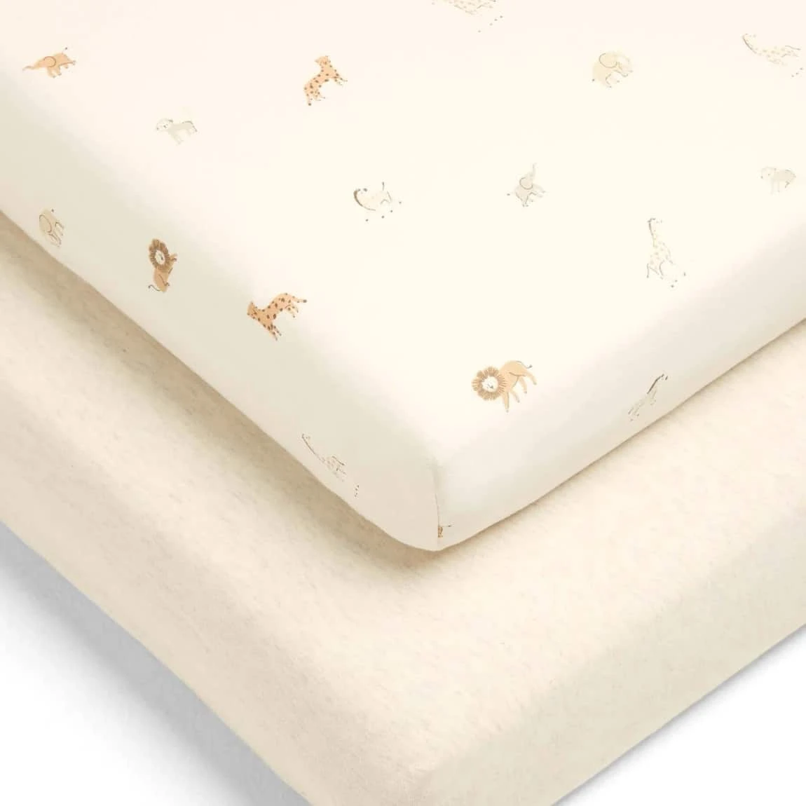 Mamas & Papas 2 Cotbed Fitted Sheets – Born To Be Wild