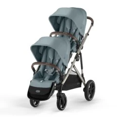 Cybex EGazelle S Twin Pushchair – Stormy Blue