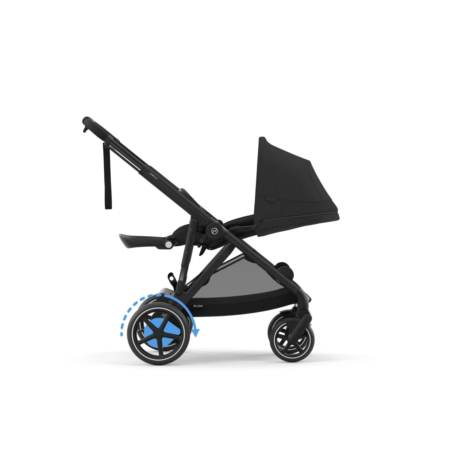 Cybex EGazelle S Twin Pushchair β Moon Black - Image 4