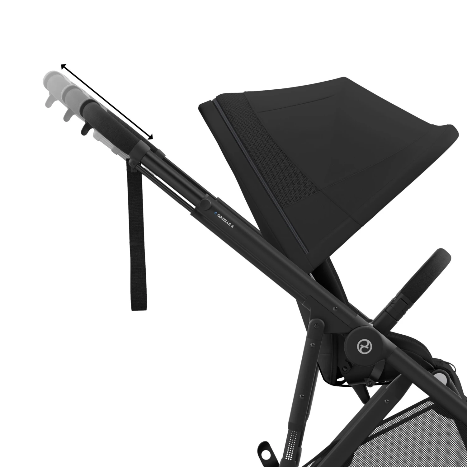 Cybex EGazelle S Twin Pushchair β Moon Black - Image 5