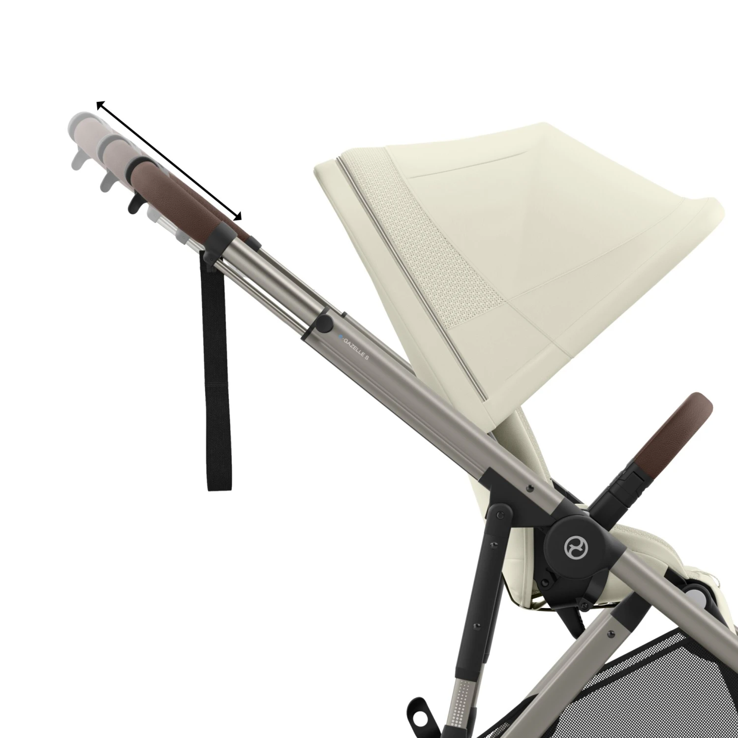 Cybex EGazelle S Pushchair β Seashell Beige - Image 5