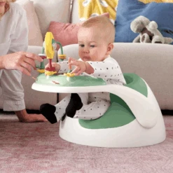Mamas & Papas Snug Floor Seat With Activity Tray – Eucalyptus