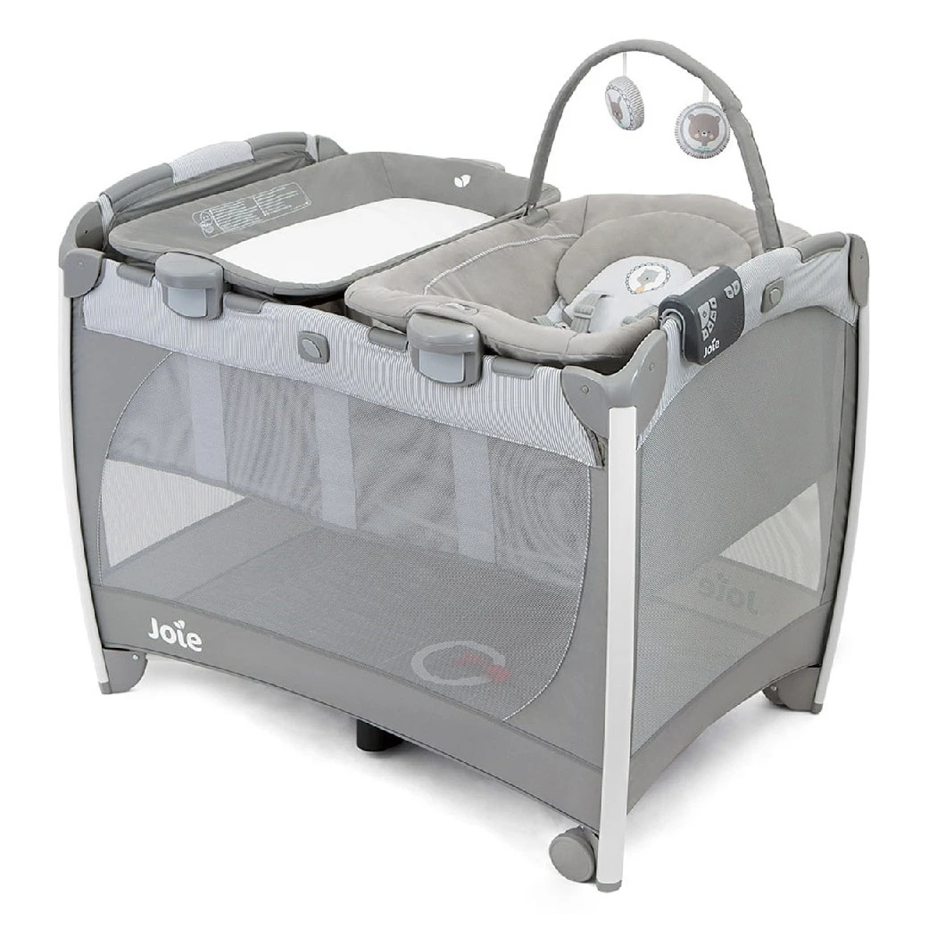 Joie Excursion Portrait Change And Bounce Travel Cot