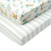 Tutti Bambini COT BED Fitted Sheets 2pk – Run Wild