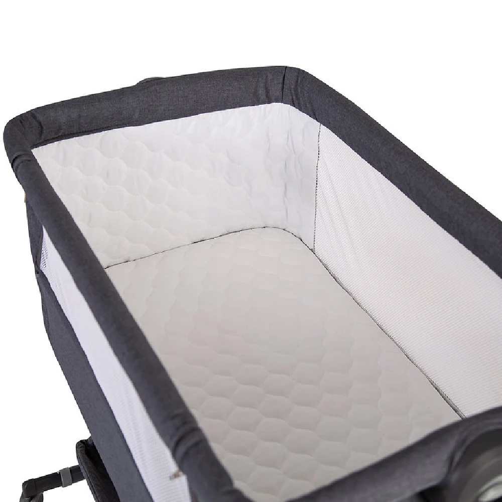 Red Kite Cozysleep Bedside Crib Grey - Image 4