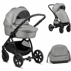 Noordi Fjordi 2 In 1 Pushchair – Grey