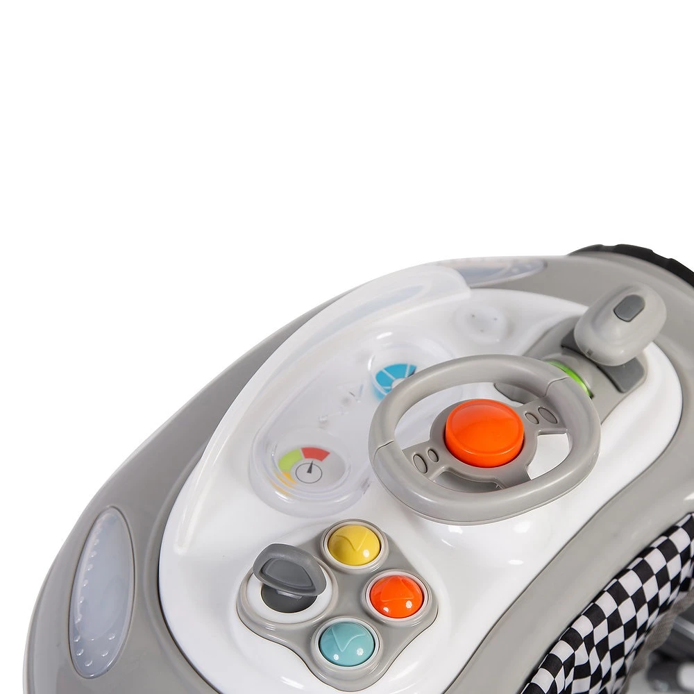 Red Kite Baby Go Round Race Sporty Car Electronic Walker β Grey - Image 7