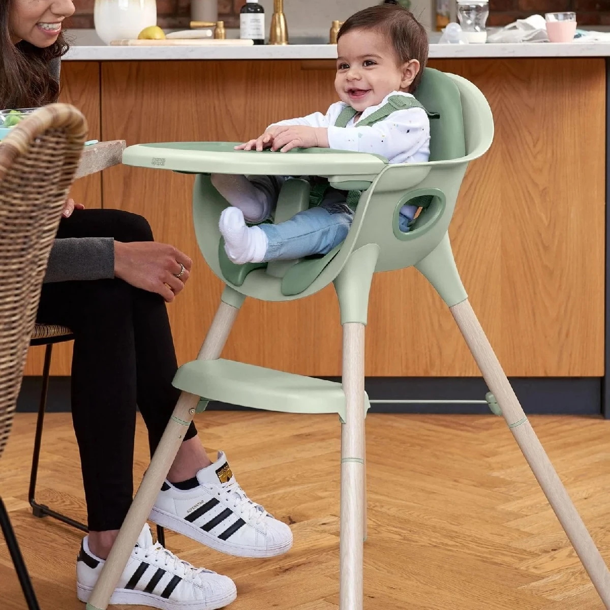 Mamas & Papas Juice Highchair β Eucalyptus - Image 3