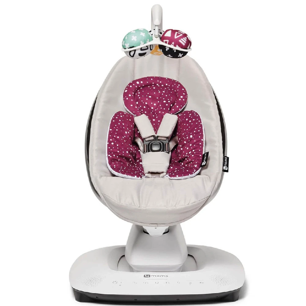 4Moms MamaRoo 5 Newborn Insert β Maroon/Plush - Image 3