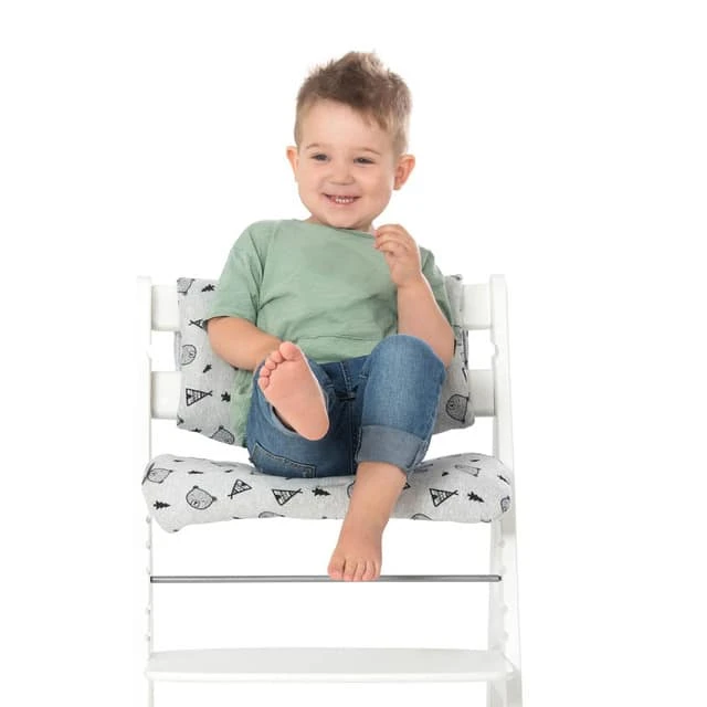Hauck Alpha Deluxe Nordic Grey Highchair Pad - Image 8