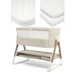 Mamas & Papas Lua Crib Fawn Sheet Bundle β White