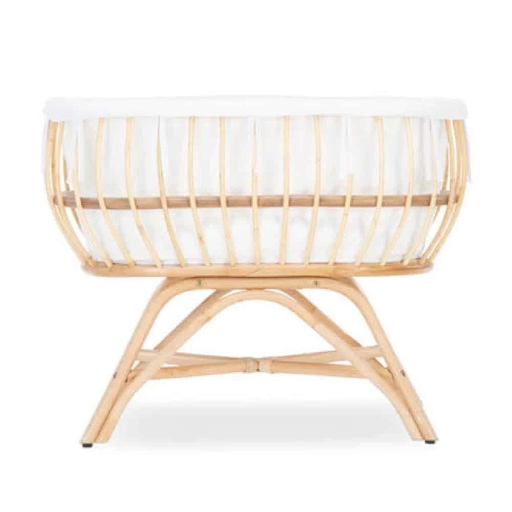 CuddleCo Aria Crib β Rattan - Image 4