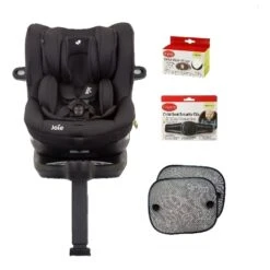 Joie I-Spin 360 Coal I-Size Car Seat Ultimate Bundle