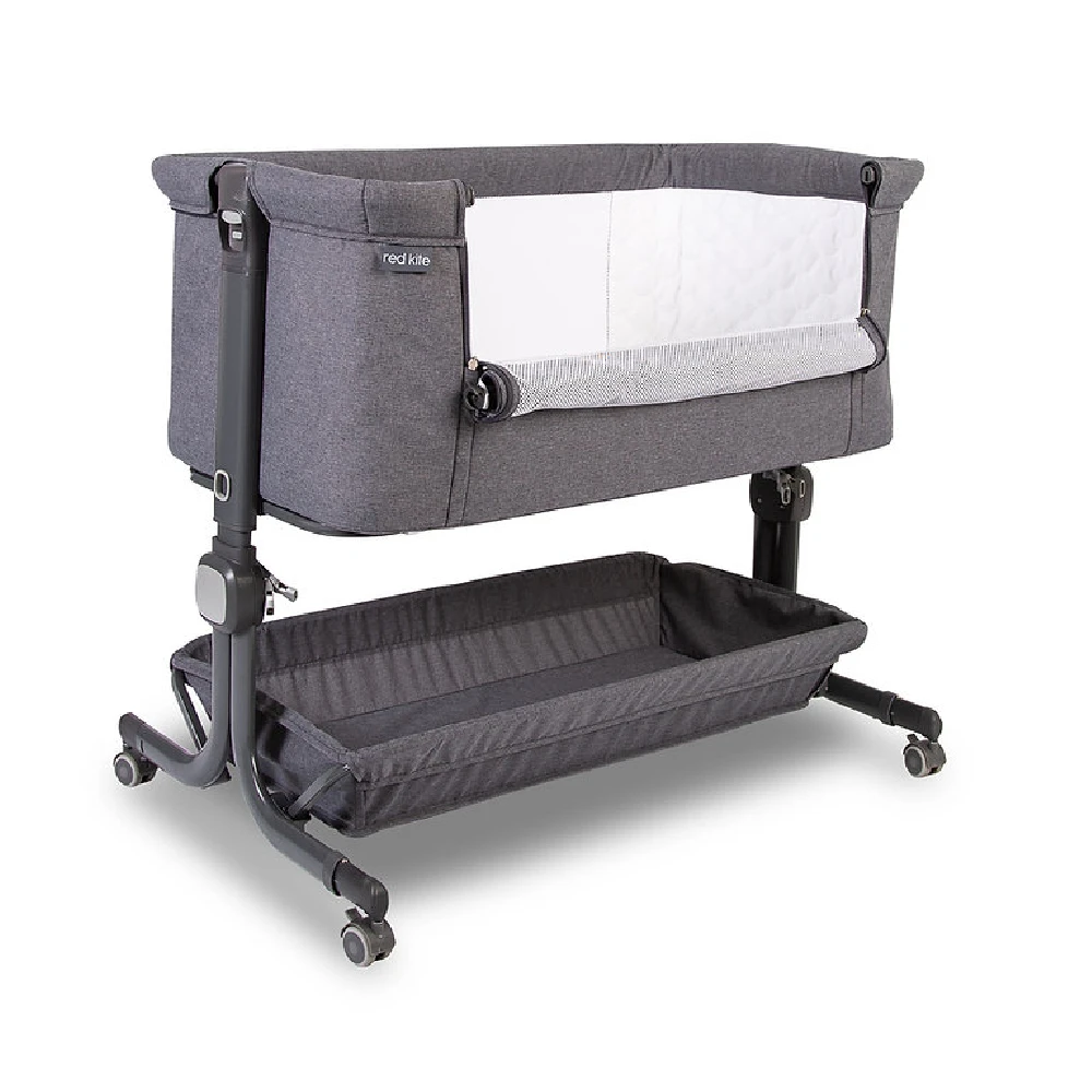 Red Kite Cozysleep Bedside Crib Grey - Image 3
