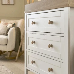 Mamas & Papas Wedmore Nursery Dresser Changer β White/Natural