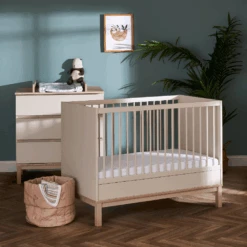 Obaby Astrid 4in1 2 Piece Nursery Room Set β Satin/Oak