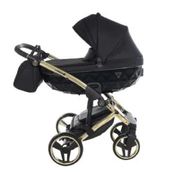 Junama Diamond S Line Pram – Black Gold