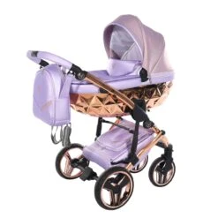 Junama Dolce Pram – Lilac Rose Gold