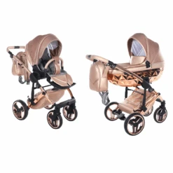 Junama Dolce 2 In 1 Pram – Rose Gold