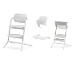 Cybex Lemo Highchair And Learning Tower Set – All White