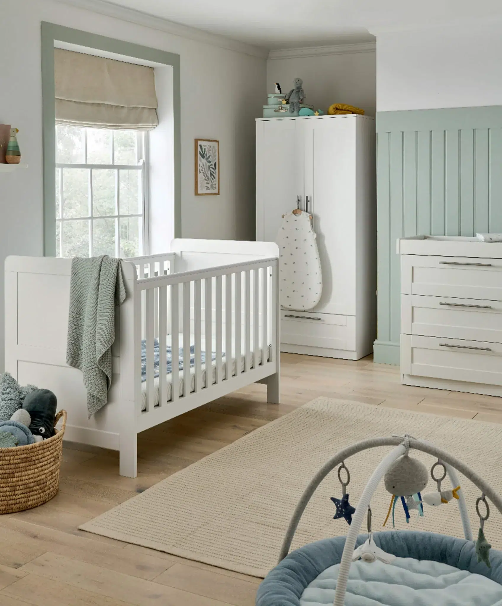 Mamas & Papas Hampden 5 Piece Nursery Room Set β White