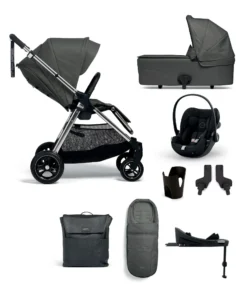 Mamas & Papas Flip XT3 Stroller 3in1 Cloud G Travel System Bundle – Harbour Grey