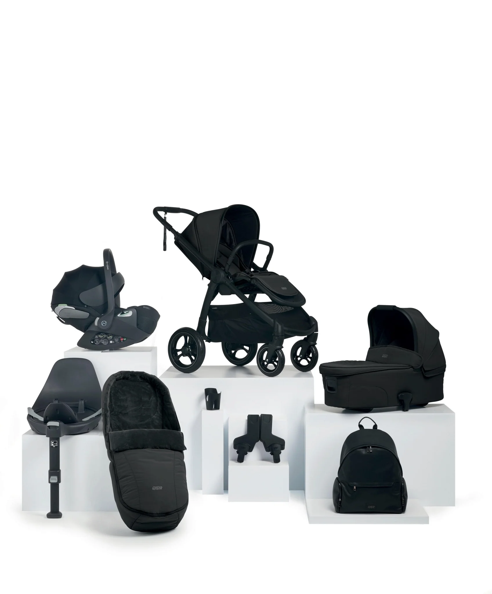 Mamas & Papas Ocarro 3in1 Cloud T Complete Travel System Bundle β Jet