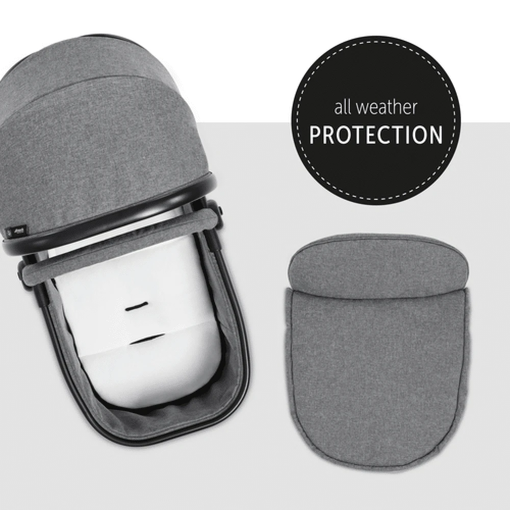 Hauck Melange Grey Atlantic Twin Stroller/Carrycot Bundle 2 - Image 14