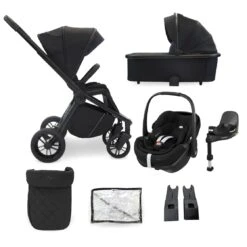 My Babiie Travel System With Pebble 360 Pro2 Car Seat – Black