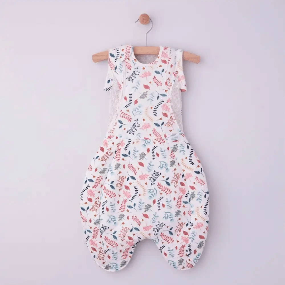 Purflo Swaddle To Sleep Bag Botanical All Seasons 0-4 Months, 2.5 Tog - Image 2