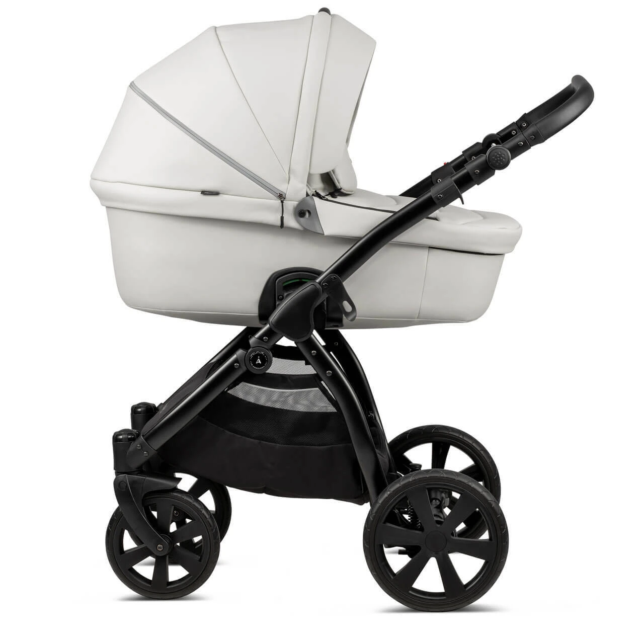 Noordi Fjordi Leather 2 In 1 Pram β Cloud - Image 5
