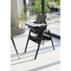 Tutti Bambini Nova Highchair β Black/Black
