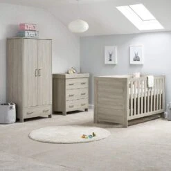 Obaby Nika Newborn Nursery Room Bundle β Grey Wash