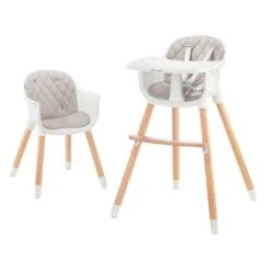 Kinderkraft Sienna Grey High Chair